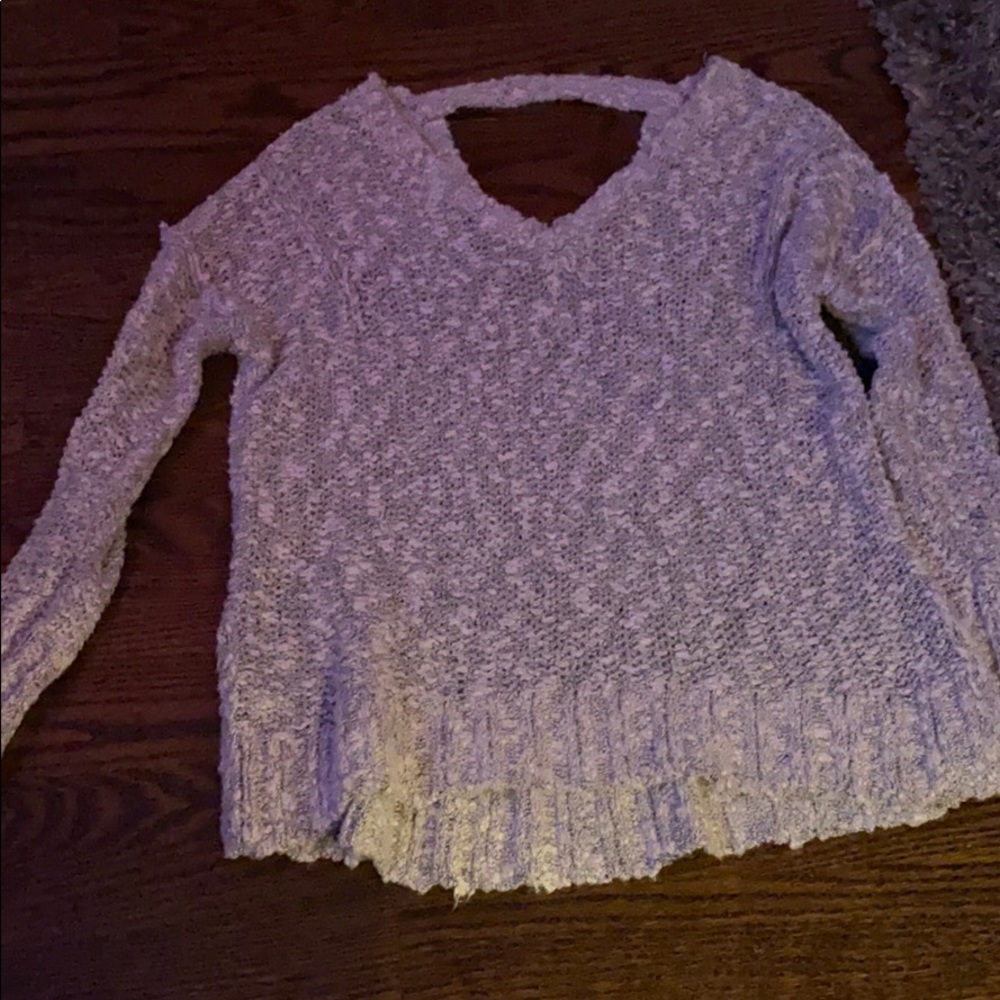 Gray sweater